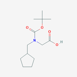 (tert-Butoxycarbonyl-cyclopentylmethyl-amino)-acetic acid