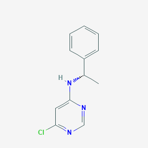 molecular formula C12H12ClN3 B1467724 4-[(1S)-(1-苯乙基)氨基]-6-氯嘧啶 CAS No. 372183-76-1