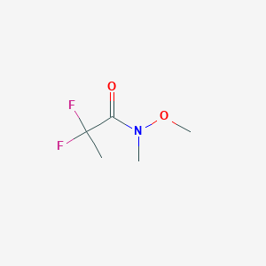 2,2-difluoro-N-methoxy-N-methylpropanamide