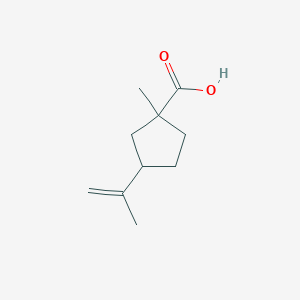 1-Methyl-3-(prop-1-en-2-yl)cyclopentanecarboxylic acid