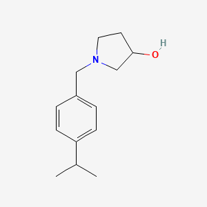 B1467735 1-{[4-(Propan-2-yl)phenyl]methyl}pyrrolidin-3-ol CAS No. 1341924-19-3