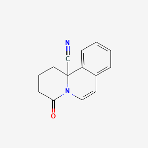 11bH-Benzo[a]quinolizine-11b-carbonitrile, 1,2,3,4-tetrahydro-4-oxo-