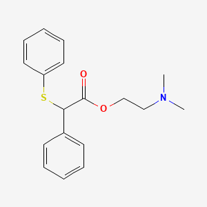 2-(Dimethylamino)ethyl phenyl(phenylsulfanyl)acetate