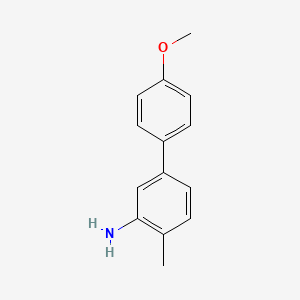 molecular formula C14H15NO B1467740 5-(4-甲氧基苯基)-2-甲基苯胺 CAS No. 761440-20-4