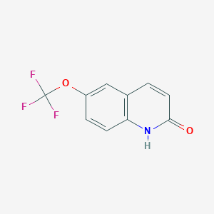 B1467742 6-(Trifluoromethoxy)quinolin-2(1H)-one CAS No. 676131-27-4