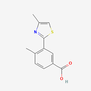 Benzoic acid, 4-methyl-3-(4-methyl-2-thiazolyl)-