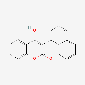 4-Hydroxy-3-(1-naphthyl)coumarin