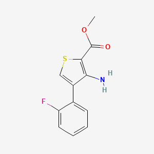 B1467766 Methyl 3-amino-4-(2-fluorophenyl)thiophene-2-carboxylate CAS No. 1325307-27-4