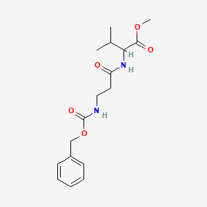 Methyl N-[(benzyloxy)carbonyl]-beta-alanylvalinate