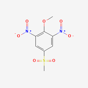 Benzene, 2-methoxy-5-(methylsulfonyl)-1,3-dinitro-