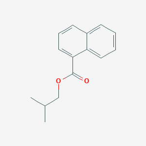 molecular formula C15H16O2 B14677705 2-Methylpropyl naphthalene-1-carboxylate CAS No. 32461-86-2