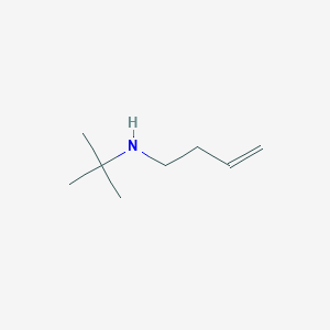 molecular formula C8H17N B14677708 N-tert-Butylbut-3-en-1-amine CAS No. 29369-73-1