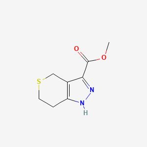 B1467771 Methyl 1,4,6,7-tetrahydrothiopyrano[4,3-C]pyrazole-3-carboxylate CAS No. 912635-72-4