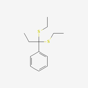 [1,1-Bis(ethylsulfanyl)propyl]benzene