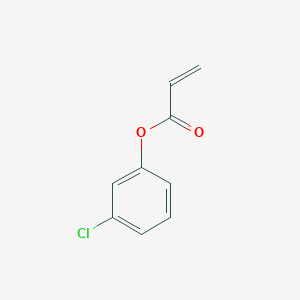 molecular formula C9H7ClO2 B14677736 3-Chlorophenyl acrylate CAS No. 37442-58-3