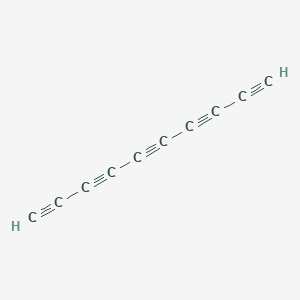 molecular formula C10H2 B14677774 Deca-1,3,5,7,9-pentayne CAS No. 32597-32-3