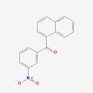 molecular formula C17H11NO3 B14677806 (Naphthalen-1-yl)(3-nitrophenyl)methanone CAS No. 38156-98-8