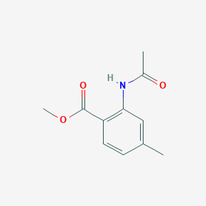 molecular formula C11H13NO3 B1467782 Methyl 2-acetamido-4-methylbenzoate CAS No. 92367-97-0
