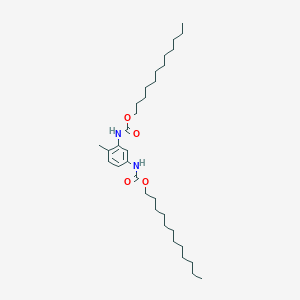 molecular formula C33H58N2O4 B14677832 Didodecyl (4-methyl-1,3-phenylene)biscarbamate CAS No. 37717-48-9