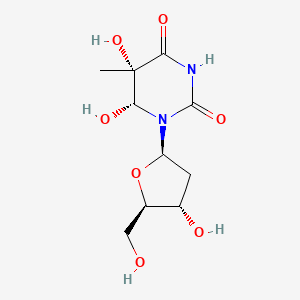 Thymidine, 5,6-dihydro-5,6-dihydroxy-, (5S,6R)-