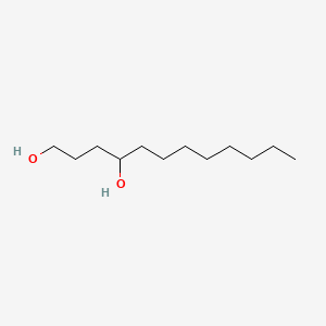 molecular formula C12H26O2 B14677877 1,4-Dodecanediol CAS No. 38146-95-1