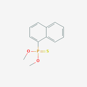 molecular formula C12H13O2PS B14677899 O,O-Dimethyl naphthalen-1-ylphosphonothioate CAS No. 36093-77-3