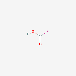 molecular formula CHFO2 B14677900 Carbonofluoridic acid CAS No. 35576-88-6