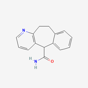 molecular formula C15H14N2O B14677926 1-Aza-5H-dibenzo(a,d)cycloheptene, 10,11-dihydro-5-carbamoyl- CAS No. 33318-24-0