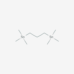 molecular formula C9H24Sn2 B14677934 1,3-Bis(trimethylstannyl)propane CAS No. 35434-81-2