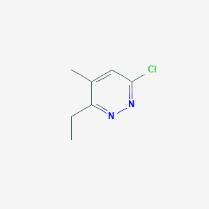 molecular formula C7H9ClN2 B1467794 6-氯-3-乙基-4-甲基哒嗪 CAS No. 1490364-43-6