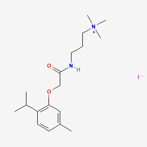 Ammonium, (3-(2-(thymyloxy)acetamido)propyl)trimethyl-, iodide