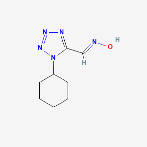 (NE)-N-[(1-cyclohexyltetrazol-5-yl)methylidene]hydroxylamine