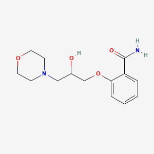 2-(2-Hydroxy-3-morpholinopropoxy)benzamide