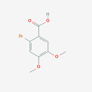 molecular formula C9H9BrO4 B014678 2-溴-4,5-二甲氧基苯甲酸 CAS No. 6286-46-0