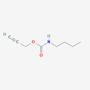molecular formula C8H13NO2 B146780 氨基甲酸丁酯-2-炔丙酯 CAS No. 76114-73-3