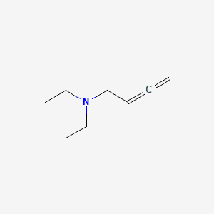 molecular formula C9H17N B14678010 N,N-Diethyl-2-methyl-2,3-butadien-1-amine CAS No. 31688-78-5