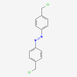 molecular formula C14H12Cl2N2 B14678024 Bis(4-(chloromethyl)phenyl)diazene CAS No. 37797-32-3