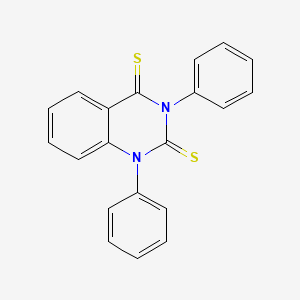 molecular formula C20H14N2S2 B14678029 1,3-Diphenylquinazoline-2,4(1H,3H)-dithione CAS No. 39602-59-0