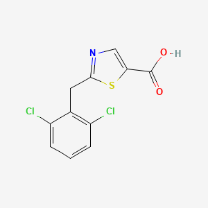 2-[(2,6-Dichlorophenyl)methyl]-1,3-thiazole-5-carboxylic acid