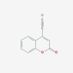 molecular formula C11H6O2 B1467805 4-ethynyl-2H-chromen-2-one CAS No. 1935629-87-0