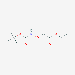 Ethyl 2-{[(tert-butoxycarbonyl)amino]oxy}acetate