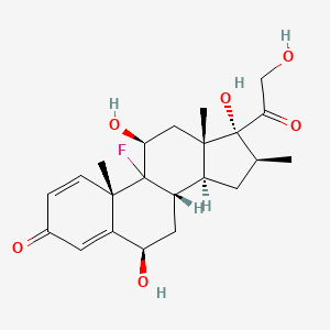 (6|A,9xi,11|A,16|A)-9-fluoro-6,11,17,21-tetrahydroxy-16-methylpregna-1,4-diene-3,20-dione