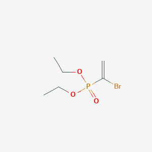 molecular formula C6H12BrO3P B14678085 Phosphonic acid, (1-bromoethenyl)-, diethyl ester CAS No. 38318-52-4