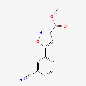 Methyl 5-(3-cyanophenyl)isoxazole-3-carboxylate