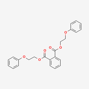 molecular formula C24H22O6 B14678102 Bis(2-phenoxyethyl) benzene-1,2-dicarboxylate CAS No. 37832-66-9