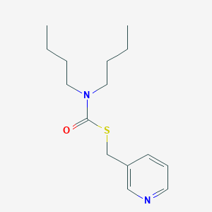 S-[(Pyridin-3-yl)methyl] dibutylcarbamothioate