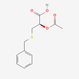 (2R)-2-(Acetyloxy)-3-(benzylsulfanyl)propanoic acid