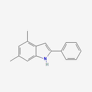 4,6-Dimethyl-2-phenyl-1H-indole