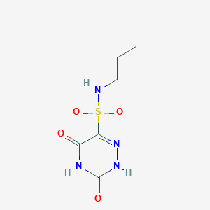 N-butyl-3,5-dihydroxy-1,2,4-triazine-6-sulfonamide