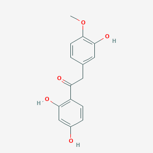 1-(2,4-Dihydroxyphenyl)-2-(3-hydroxy-4-methoxyphenyl)ethan-1-one